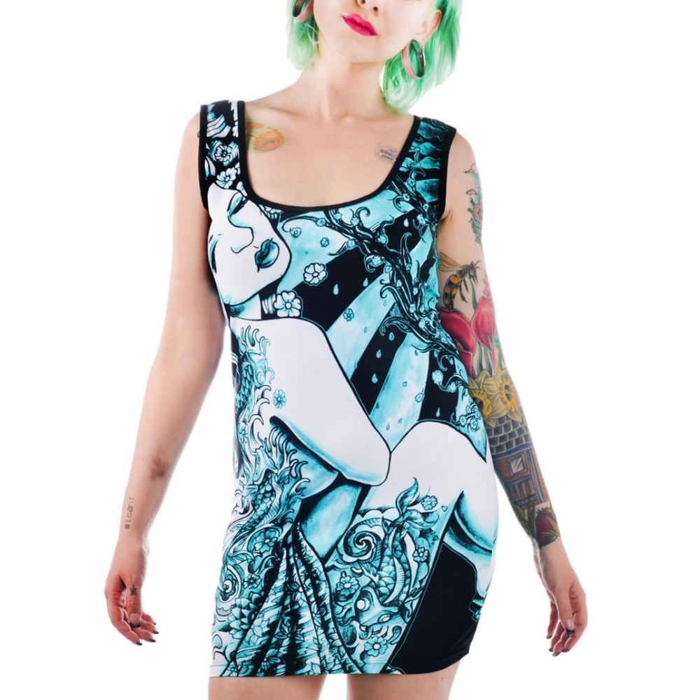 Too Fast tank mini dress